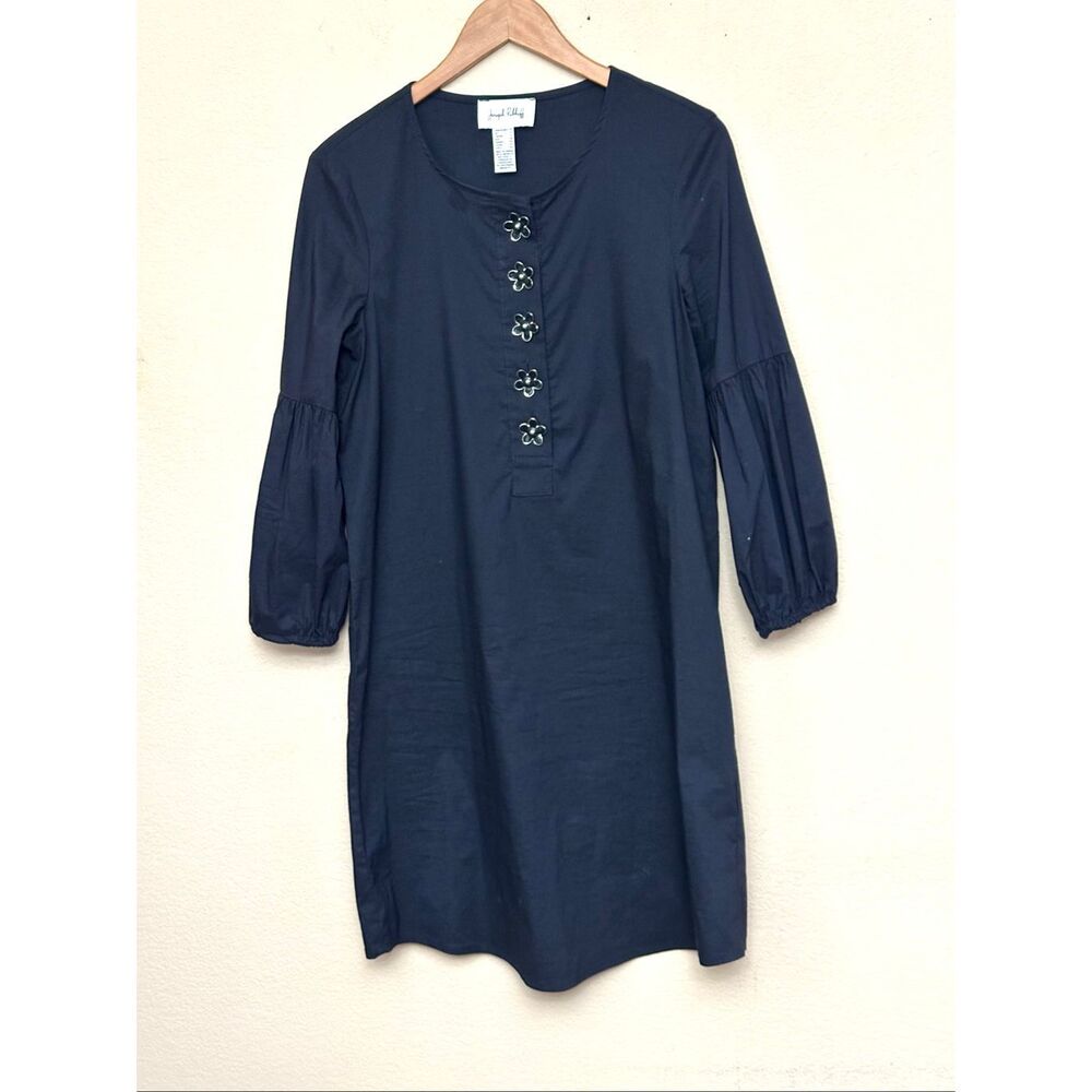 Joseph Ribkoff 3/4 navy blue dress